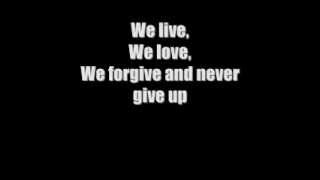 We Live - SuperChick - Lyrics