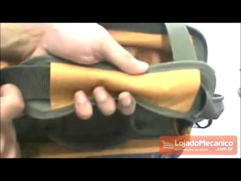 Bolsa para Ferramentas com Fundo de Borracha - Vídeo
