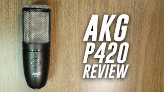 Video thumbnail for AKG P420 Multi-Pattern XLR Condenser Mic Review / Test by Podcastage