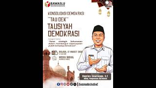 Download lagu TauDek Edisi 9 | Pengawasan Terbuka, Publik Percaya mp3
