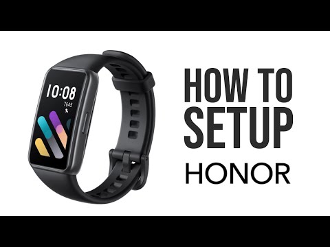 HONOR Band 7 How to Pair/Connect/Setup With Android or iphone Smartphone