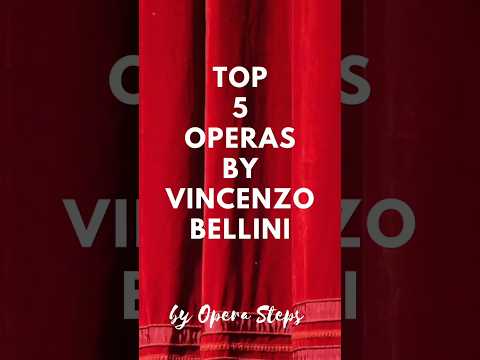Top 5 operas by Vincenzo Bellini 🎶 #opera #classicalmusic #music #bellini #top5 #shorts #castadiva