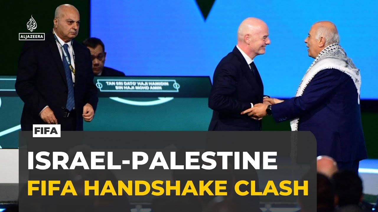 Failed publicity stunt at FIFA congress: Israel & Palestine football bosses reject handshake