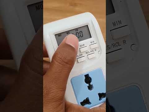 Timer Programming | Visit Original Video for Use | ON and OFF the Devices Automatically @diybuddy