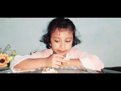 ASMR EATING VANILLA PASTRY & CHOCOLATE CAKE  | ASMR JERIN