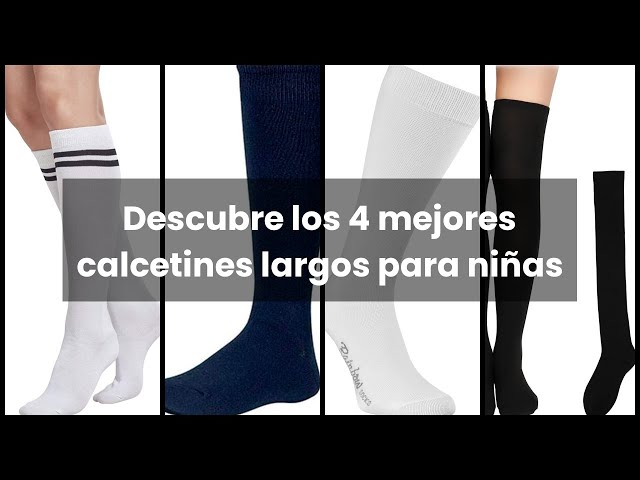 Vídeo relacionado con ZFSOCK Calcetines Altos Medias para Niñas: Medias Hasta la Rodilla de Algodón - Calcetines Largos Sin Costuras con Rayas Divertidos de Animales para Niñas, Talla 31-34 Gato 5 Pares