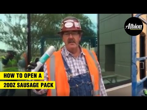 How to Open a 20oz Sausage Pack (by Wayne Belcher) | Albion Engineering