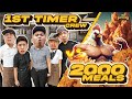 TEAM PAYAMAN CREW Vs 2000 MEALS