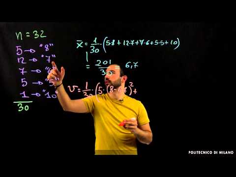 Media, varianza e deviazione standard (Domenico Brunetto)