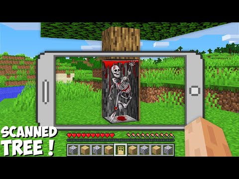 Lemon Craft - I SCANNED the TREE WITH AN X-RAY AND FOUND SCARY MONSTER in Minecraft ! DEAD WOOD !