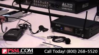 Video thumbnail for Radius 100 & 200 Wireless Mics from Alto Professional - NAMM 2015 - PSSL by Solotech Audiovisual Equipment