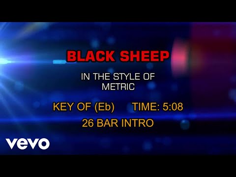 Metric - Black Sheep (Karaoke)