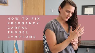 How to treat carpal tunnel syndrome in pregnancy