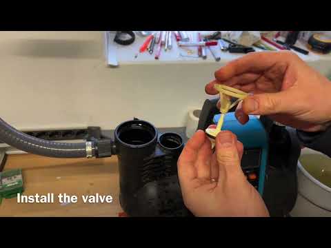 Gardena Comfort check valve maintenance: domestic water system 5000/5E LCD clean or replace DIY