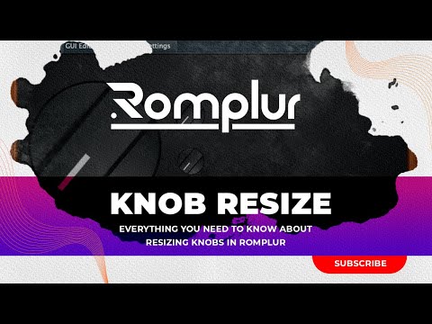 Knob Resize