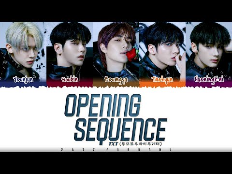 TXT (투모로우바이투게더) - 'OPENING SEQUENCE' Lyrics [Color Coded_Han_Rom_Eng]