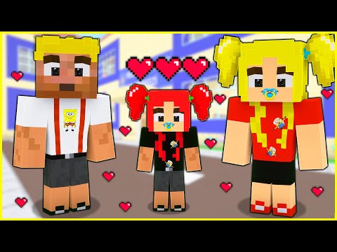 EFEKAN VE KARDEŞİ KASLI OLDU, BEBEĞİ OLDU! 😍 - Minecraft ZENGİN FAKİR HAYATI