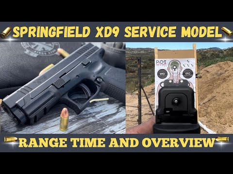 SPRINGFIELD ARMORY XD9  4 INCH BARREL, SERVICE MODEL | RANGE TIME AND OVERVIEW | EP#52