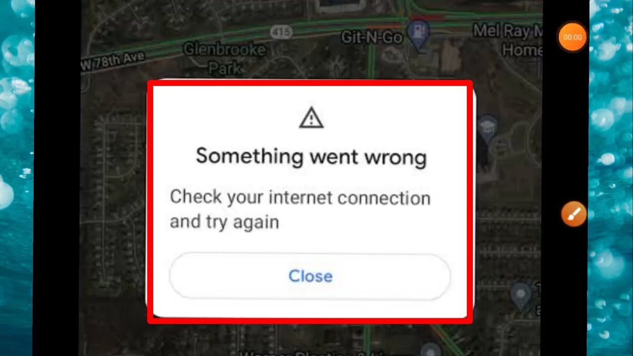 Google Maps Fix Something went wrong & Internet connection issues error Problem solve