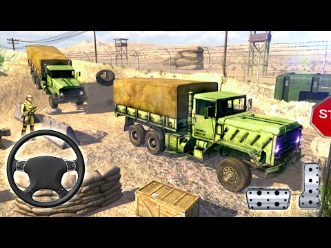 US Army Offroad Trucker Drive 2021 |  Transport Truck Duty Driving Simulator - Android Gameplay