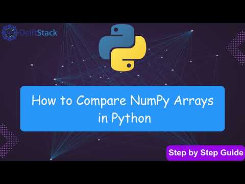 Comparison Numpy Array Comparison