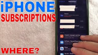 ✅  How To Check App Subscriptions On iPhone 🔴