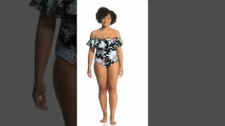Download lagu Raisins Curve Plus Size Kyoto Tortuga One Piece Swimsuit | SwimOutlet.com mp3