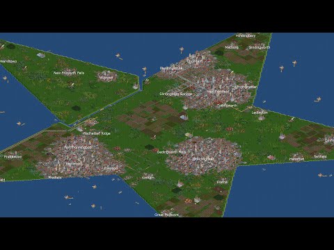OpenTTD Highlights Part 2/2 - 2021 Festive Charity Livestream for the World Cancer Research Fund