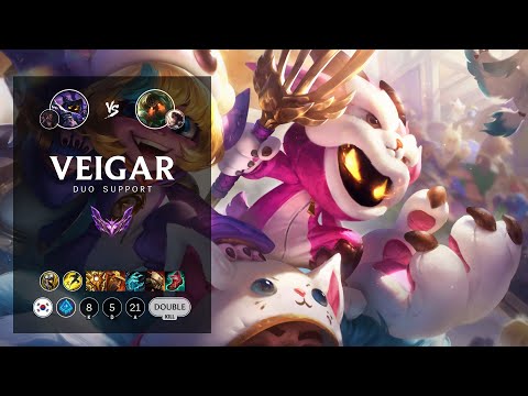 Veigar Support vs Nautilus - KR Master Patch 12.14