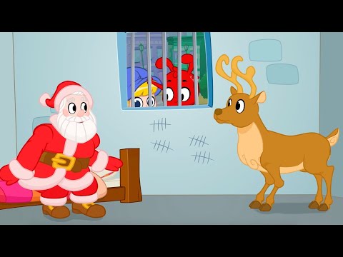 Santa is in Jail For CHRISTMAS! | Holiday Cartoon For Kids | Mila and Morphle