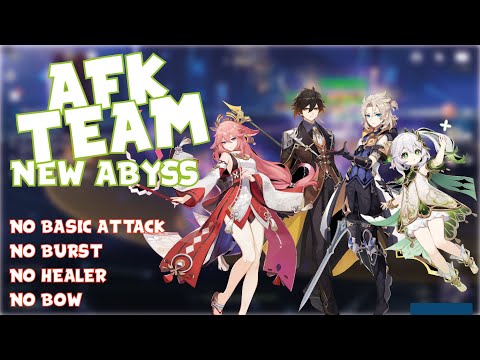 Elemental Skill Only NEW Abyss  3.2 Floor 12 Full Star (Afk Team Chamber 1) | Genshin Impact