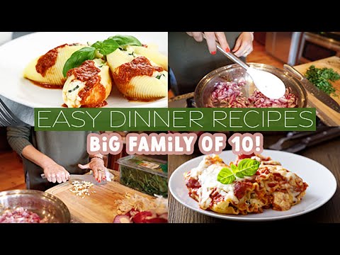 ✨ Easy Dinner Recipes✨ //Cook with Me for our Large...