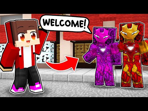 Shrek Craft - Maizen Adopted by IRON MAN Family in Minecraft! - Parody Story(JJ and Mikey TV)