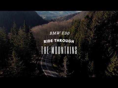 The best weekend car ? BMW E30 Ride through the mountains 4K