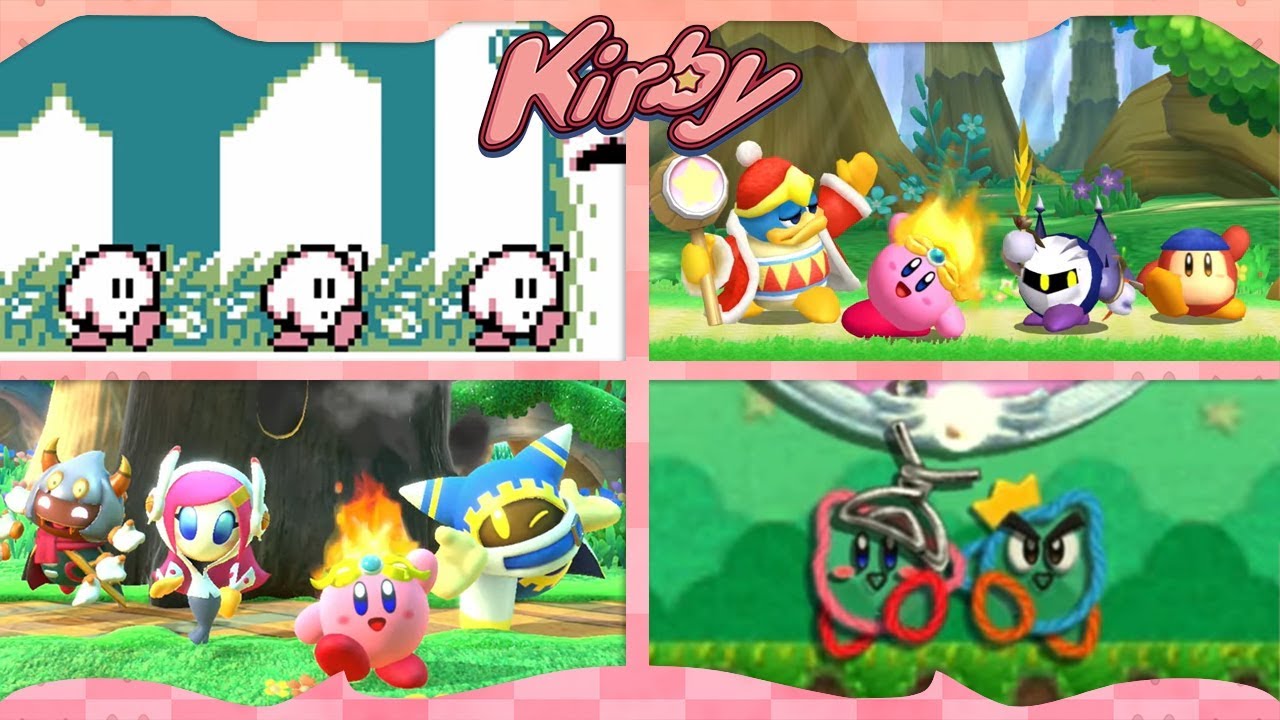 Evolution of Kirby's Victory Dance ᴴᴰ (1992 - 2019) [31 games]