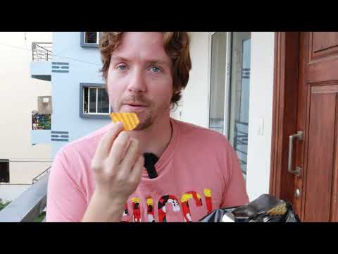 American Tries Indian Lays Maxx Barbeque Chips