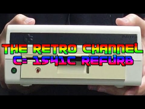 Commodore 1541C disk drive refurb