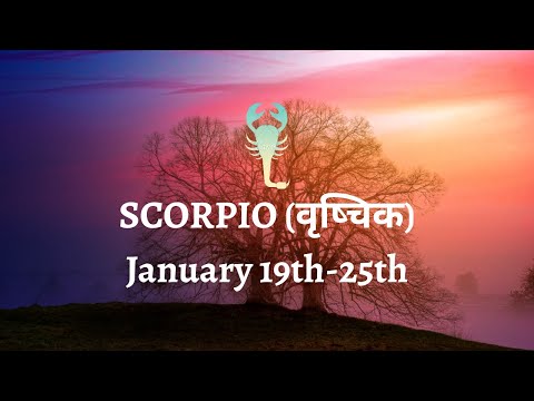 ♏Scorpio 🔮19th-25th January🔮 Hindi (Weekly Predictions)