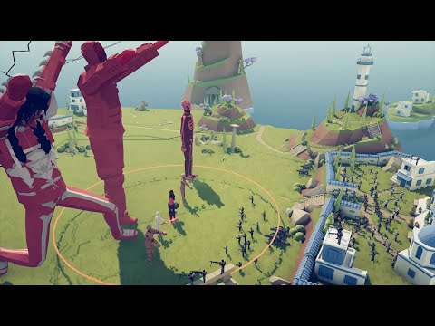 TITAN ARMY vs GERMAN ARMY - TABS - Totally Accurate Battle Simulator