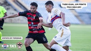 Piauí 1X1 Atlético CE - Brasileirão Série D 2026 | 2° Rodada.