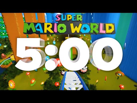5 Minute Countdown Timer Roller Coaster [MARIO] 🎢