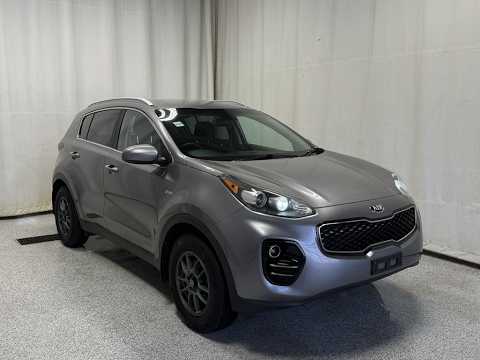 2019 Kia Sportage LX AWD in Silver for sale at Park Mazda in Sherwood Park, AB