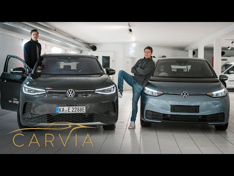 VW ID3 und ID4 im Überblick und Beschleunigung 0-100 km/h | CarVIa