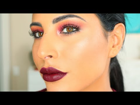 MAQUILLAJE COLOR VINO – FOTOGRAFÍA