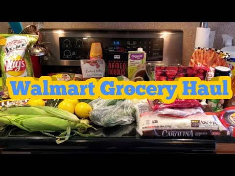 Walmart Grocery Haul