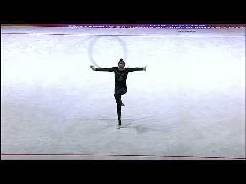 Polina Karika UKR Hoop AA FINAL EUROPEAN CHAMPIONSHIPS 2023