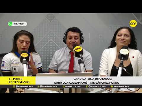 Entrevista RPP Chiclayo a Iris Sánchez Porro, candidata a diputada con el número 4 por Lambayeque