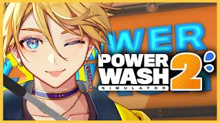 【POWERWASH SIMULATOR 2】ME? I LIKE TO (power)WASH【NIJISANJI EN | Yu Q. Wilson】