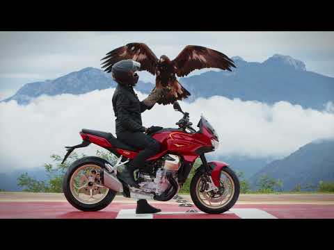 Video Moto-Guzzi V100 MANDELLO 2x Farben rot / wei