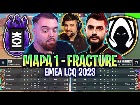IBAI CASTEA A KOI CONTRA MIXWELL! | HERETICS vs KOI MAPA 1 VCT LAST CHANCE QUALIFIER 2023 ESPAÑOL